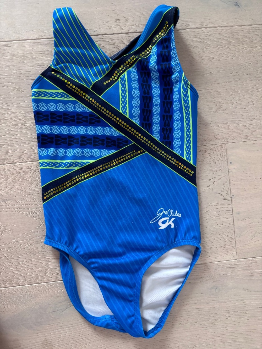 GK gymnastics leotard Jordan Chiles